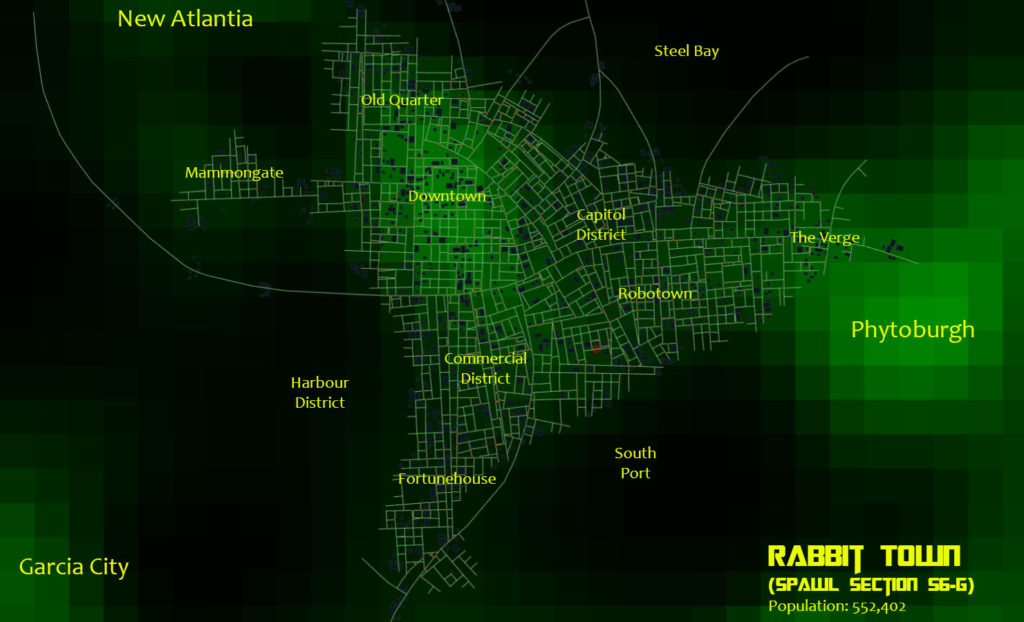 Rabbit Town Map